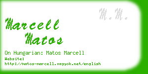 marcell matos business card